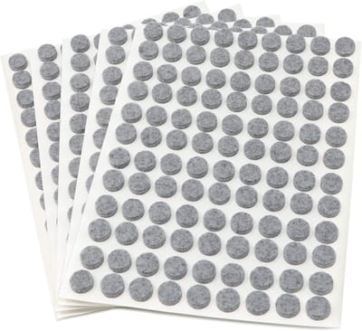 Viltglijders - Meubelbeschermers - Vloer Beschermen - Zelfklevend 3.5mm Dik - 540 Stuks - Grijs