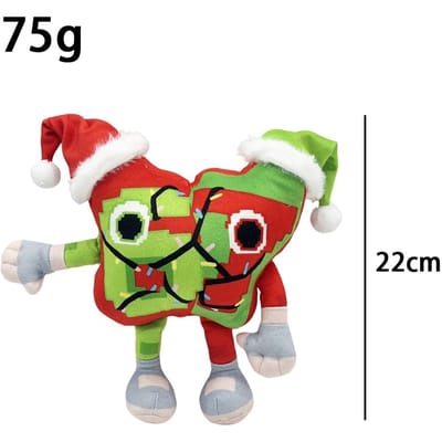 Steal A Brainrot Zes Zeven Pluche Pop Spel Kerstmuts Feestelijk 67 Knuffels Fans Periferie Verjaardag Vakantie Cadeaus Speelgoed green