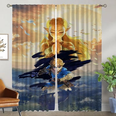 Z-zeldaes Rideau occultant pour pièce 2 panneaux Rideaux modernes pour salon Décoration d'Halloween Stores Rideaux d'intérieur pour maison Enfant W50xH70cmx2pcs-CL