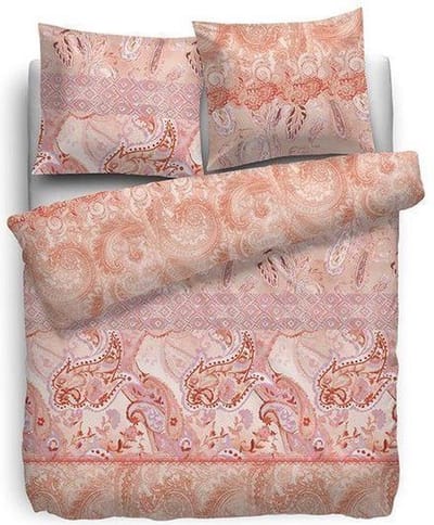 HNL Pure Cotton Luna Dekbedovertrek - Lits-jumeaux - 240x200/220 cm - Terra