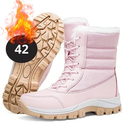 Bovista Snowboots - Sneeuwschoenen - Sneeuwboots - Dames - Wintersport - Ski - Skischoenen - Lichtgrijs - 42- Laarzen