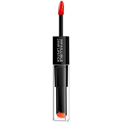 L'Oréal Paris Infaillible 24H Lipstick - Langhoudende 2-staps Lipstick met Vitamine E - 506 Red Infallible - Rood - 5.7ml