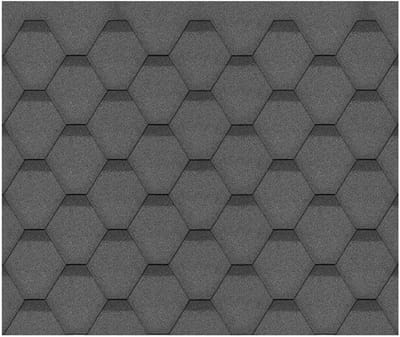 Dakshingles - Bitumen dakbedekking - Tuinhuis bedekken - Weerbestendig materiaal - 3 m² per pak - Zwart