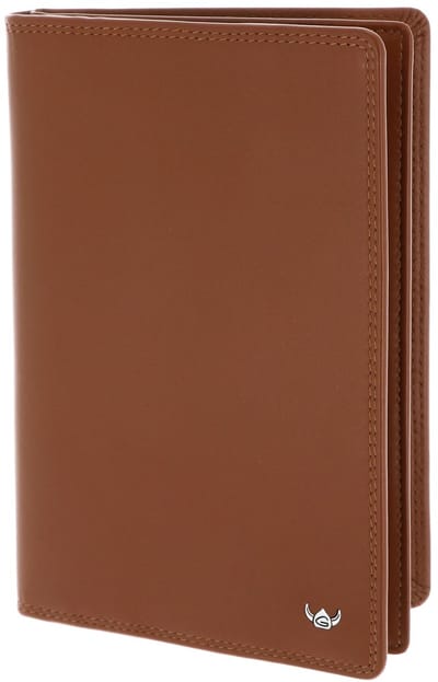 Golden Head Leren identiteitskaarthoesje Polo RFID Protect Brieftasche mit RV 4041 Cognac bruine