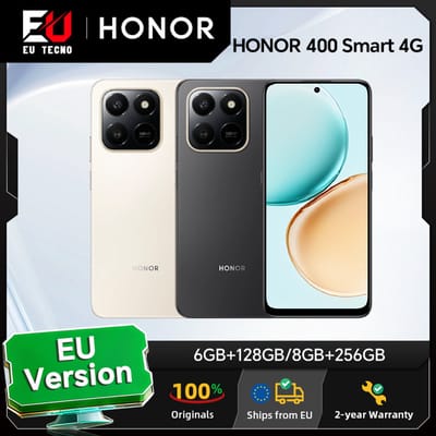 HONOR 400 Smart 4G Smartphone 6GB+128GB/8GB+256GB Snapdragon 685, 6,77-inch 120Hz scherm, 108MP hoofdcamera, 6500mAh batterij, Android 15, NFC