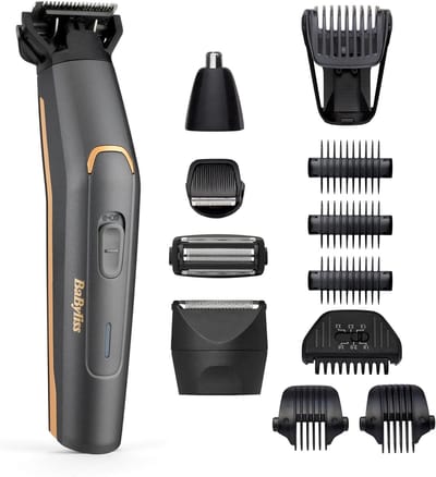 Multi Trimmer - Persoonlijke Verzorging - Stijlvol Uiterlijk - 12-in-1 Functies - 22 x 18 x 18 cm - Grafiet
