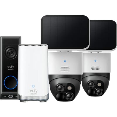 Eufycam Solocam S340 Duo Pack + Eufy Video Doorbell E340 + HomeBase 3