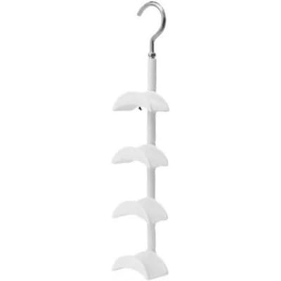 Crochet Cintre Arqué à 360 Degrés Durable Support de Rangement pour Sacs Rangement Maison Placard Chapeau Écharpe en Soie Châles Sac à Main Étagère Murale