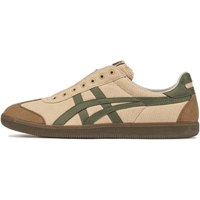 Onitsuka Tiger Tokuten Stof Synthetisch Leer Instapper Comfortabel Trendy Antislip Slijtvast Ademend Laag Uitgesneden Casual Schoenen 1183C129-250 36 beige