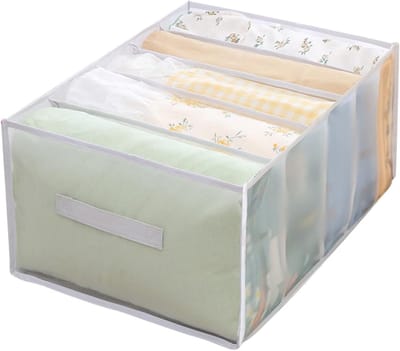 Kleding Opbergdozen - Laden Organisatoren - Kleding Opbergen - Stapelbaar Ontwerp - 44x33x22cm - Wit