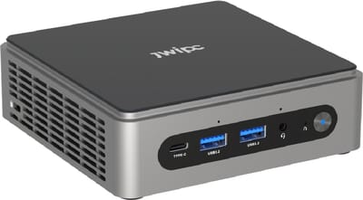 Mini-PC - Intel Core - i3-1215U-8g-256g - Double LAN 2.5G Windows 11 Linux - 4K UHD - wifi6 - zwart