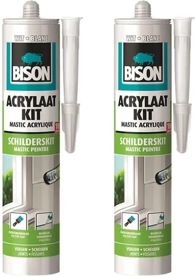 Bison® Acrylaatkit wit - 2 stuks - KD set