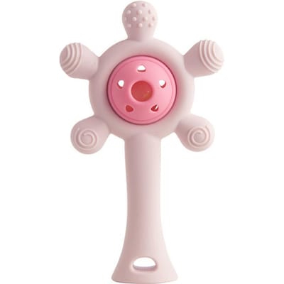 1 Stuks Snoepkleur Baby Siliconen Bijtring Rammelaar Speelgoed Veilig Bijtring Sensorisch Speelgoed Voor Peuters Kauwspeelgoed Baby Accessoires
