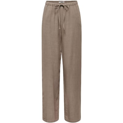 ONLY- ONLSIESTA MW PULL-UP LINEN BL PNT NOOS