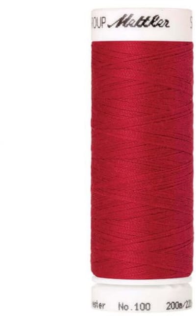 Amann Mettler Seralon Naaigaren – Poinsettia (0102) – 200 m – No. 100 – 100% Polyester – Per Stuk