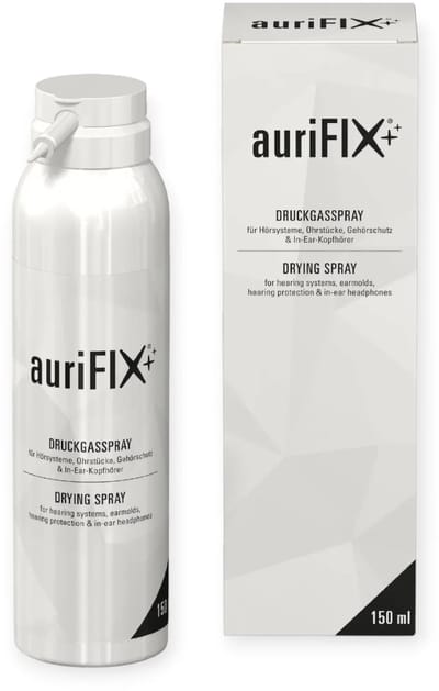 Aurifix lucht spray hoortoestel in ear monitor – eenvoudig en veilig reinigen met lucht