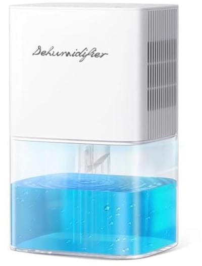 Kleine Luchtontvochtiger voor Thuis - 1800 ml, Veiligheid en Verstelbaarheid, 10 Kleurlichten, 5 Timers, 3 Modi