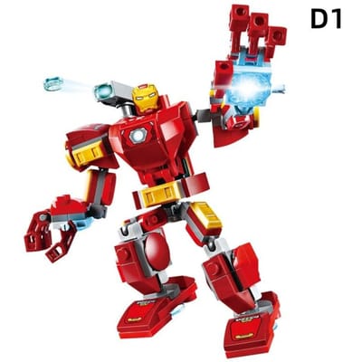 28cm Marvel anime Avengers Captain America Iron Man: 120 STUKS/stuk bouwsteen speelgoed verjaardagscadeau voor kinderen 120PCS