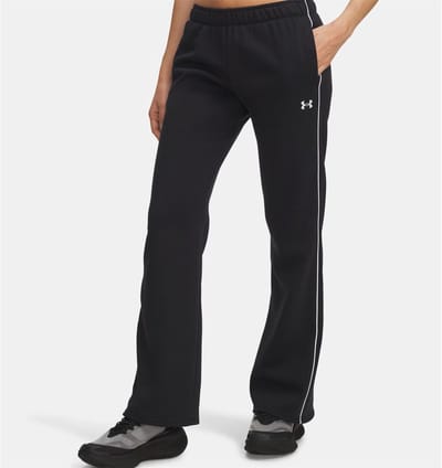 Under Armour Damen Jogginghose Rival Piped Fleece Pant 6003711 Black 003-S (US SM)