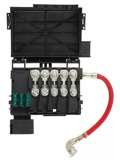 Zekeringkast Batterij - Zekeringhouder Box - Auto Elektronica - Directe Vervanging - 18x12x6 cm - Zwart