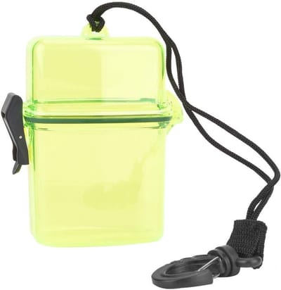 Dailygoods- Afdichtingsdoos Waterdicht - Plastic Opbergdoos - Droogdoos Transparant - Onderwater Duiken - Met Touw Haak - Professionele Kwaliteit - Waterdichte Doos