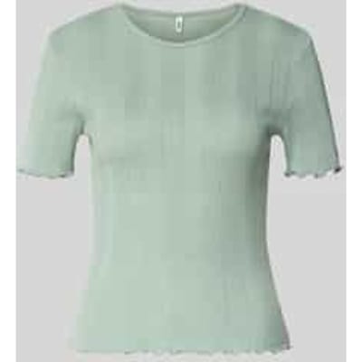 Only groene dames t-shirt   Ronde hals   Regular fit   Geen zakken   Korte mouw Groen L
