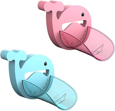 2pcs water tap extender - cartoon - kids tap extender - tap extension for kids - cartoon water tap extension - for child hand wash - water nozzle extender - keuken - badkamer