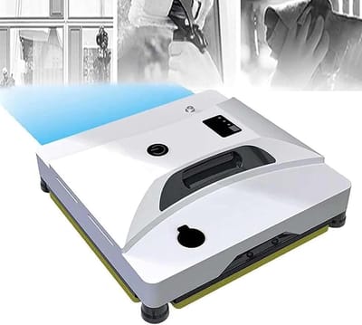 Slimme Raamreinigerrobot - Automatische Ramenwasser - Ramen Schoonmaken - Dubbelzijdig Sproeien - 250x250x80mm - Wit