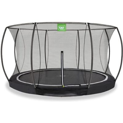EXIT Black Edition Trampoline ø427cm - Inground - Ingraaftrampoline - Rond - Voor Kinderen - Zwart