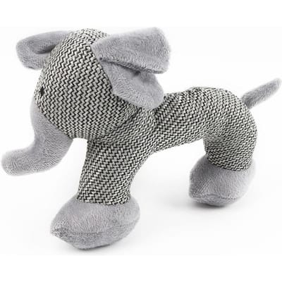 1 ST Honden Speelgoed Olifant Knoop Touw Bal Katoen Touw Halter Puppy Tanden Poetsen Kauwspeelgoed Duurzaam Gevlochten Bijtbestendig Huisdier Benodigdheden gray