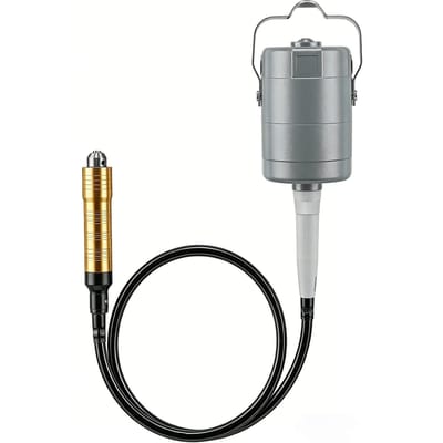 Meuleuse à arbre flexible, Outil rotatif électrique à arbre flexible 780W 25000RPM, Meuleuse suspendue Carver à commande par pédale de pied avec kit de 112 accessoires pour le ponçage