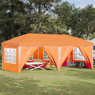 vidaXL - Pop-up - Feesttent - 575 - x - 288 - x - 245 - cm - Oranje
