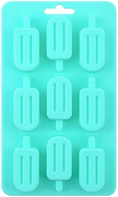 VHV-Siliconen Ijsvorm voor Ijssticks - Creative Ijsblokjesvorm voor Smalle Flessen - Herbruikbare Ijsvorm voor Zelfgemaakte Ijsjes - BPA-vrij - Geschikt voor Waterfles en Drankjes - Blauw
