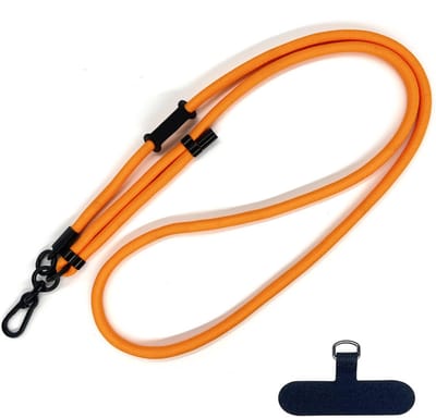 Geschikt voor 8MM dik touw mobiele telefoonhoesje lanyard afdichting telescopisch verstelbaar crossbody mobiele telefoon touw buiten anti-verlies nek touw