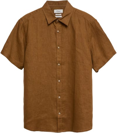 s.Oliver  Shirts Brown Taglia: XL | Camicie Casual Outlet | Uomo | Marrone