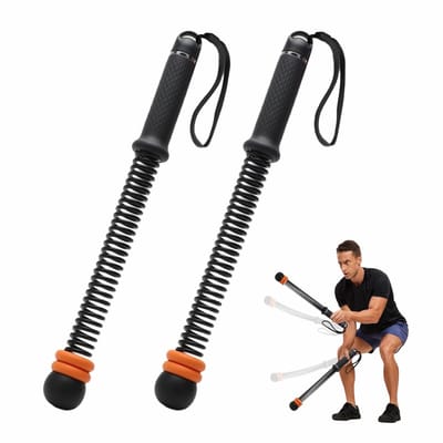 Dailygoods- Fitnesstouwen - 2 Stuks - Verstelbaar - Draagbaar - Gewogen - Trainingstouw voor Thuis/Gym - Spiertraining/Boksen - Battle Rope