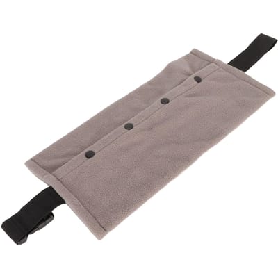 Reptielen Sling Drager Zacht Koraal Fleece Hagedissen Reissling Verstelbare Band Baardagaam Sling Kleine Huisdieren Drager Grey gray