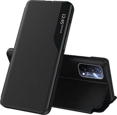 Hoes voor OnePlus Nord N200 5G / Oppo A74 5G / A54 5G, Techsuit, eFold, Zwart