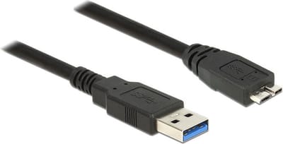 DeLOCK 85071 USB-kabel 0,5 meter USB 3.2 Gen 1 (3.1 Gen 1) USB A Micro-USB B Zwart