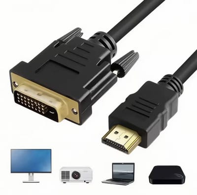 HDMI naar Dvi kabel - HDMI kabel - DVI kabel - 1meter - Laptop naar monitor kabel - CHPN