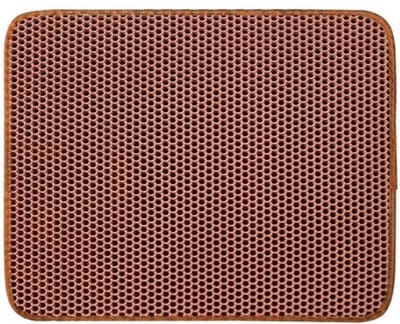 Bovista Kattenbak Mat - Katten Mat - Grit Opvanger - Schoonloopmat Kattenbak - Kattenbak Uitloopmat - Kattenbak Matje - Cat Litter Mat - Wasbaar - Koffie - 40x50cm