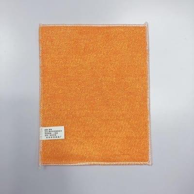1PCS Vaatdoek Bamboevezel Hoge Efficiënte Anti-vet Washanddoek Keuken Reinigingsdoek oranje