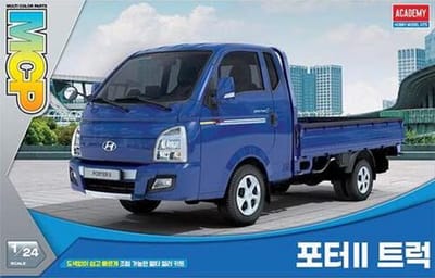Academy Modelbouwpakket Militaire voertuigen - 15144 Hyundai Porter II Cargo Truck Plastic - 1:24 - Modelbouw