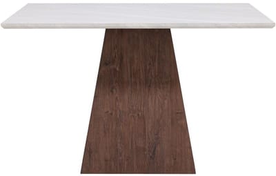 Svea - Clara vierkante eettafel - 120 x 120 cm - marmerlook