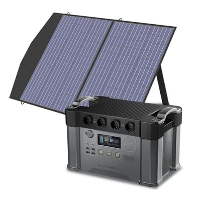 ALLPOWERS Zonnegeneratorset 2400W (S2000 Pro + SP027 100W zonnepaneel) - S2000 Pro + SP027 Zonnepaneel 100W
