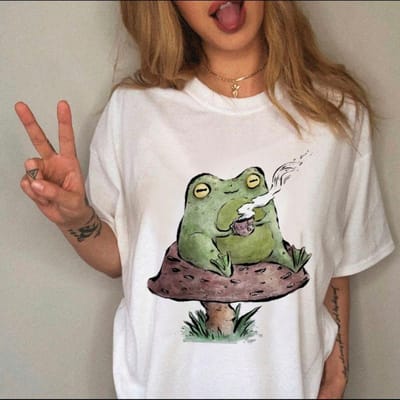 T-shirt Fraise Tarot Mignon Femme T-shirts Mode Manches Courtes Vêtements Cartoon Impression 3D Hauts Col Rond T-shirts Graphiques 6XL white