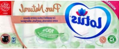 Lotus Zakdoeken - Papieren zakdoekjes - Hygiënisch gebruik - Natuurlijke cellulose - 10 hoesjes - Wit