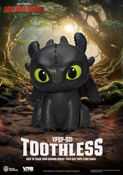 Beast Kingdom Toys How to Train Your Dragon Piggy Vinyl Bank Toothless 12 cm Banks