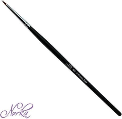 Moyra Penseel Norka Nailartbrush 01 - Penseel - Nagels - Hoogwaardig Kolinsky haar - Acrylverf - Aquareltechnieken