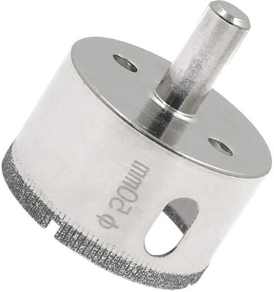 Diamantboor - Kernboor Holle boor - Gaten boren - Vernikkelde coating - 50 mm - Zilver